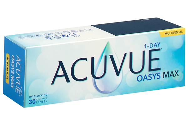  Acuvue Oasys Max 1-Day Multifocal 30-Pack Contact Lenses By Vistakon 