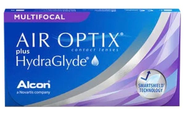 Air Optix Plus Hydraglyde Multifocal 6-Pack Contact Lenses By Alcon