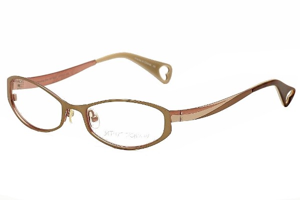  Betsey Johnson Women's Eyeglasses Shooting Star BJ018 04 Gold Optical Frame 51mm 