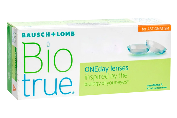  Biotrue ONEday for Astigmatism Contact Lenses 30-Pack By Bausch & Lomb 