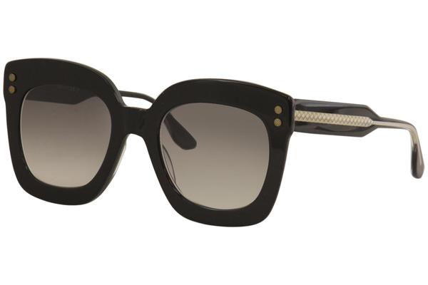 Bottega Veneta Women's BV0238S BV/0238/S Fashion Square Sunglasses ...