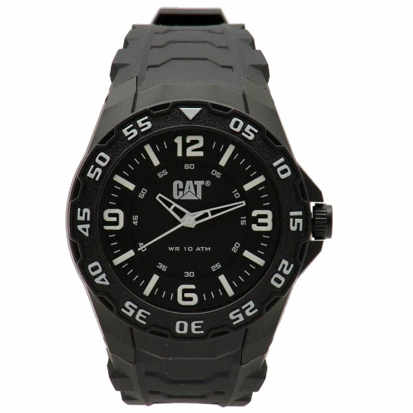  Caterpillar CAT Men's Motion LB.111.21.132 Black/White Analog 3D Watch 