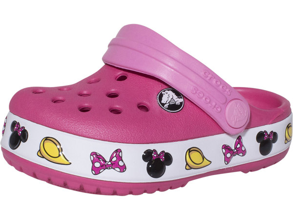 Pink minnie mouse clearance crocs