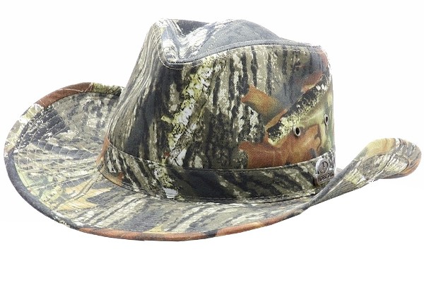  Dorfman Pacific Mossy Oak Shapeable Break-Up Camo Outback Hat 