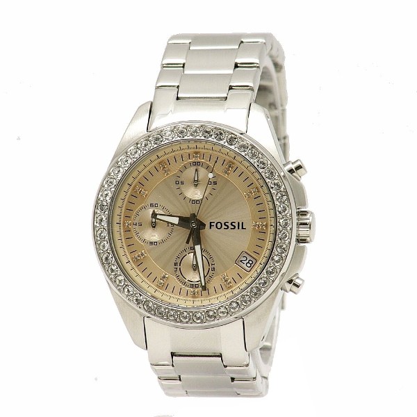  Fossil Women's Decker ES3379 Silver Stainless Steel Analog Watch 