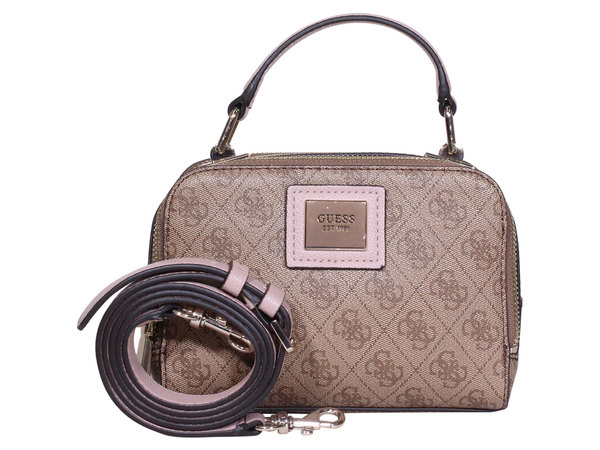 Guess Candace Mini Handbag Brown Multi Women s Crossbody