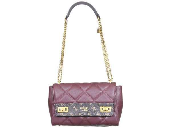 Guess Women's Katey Mini Satchel Bag, Coal, One Size : Buy Online