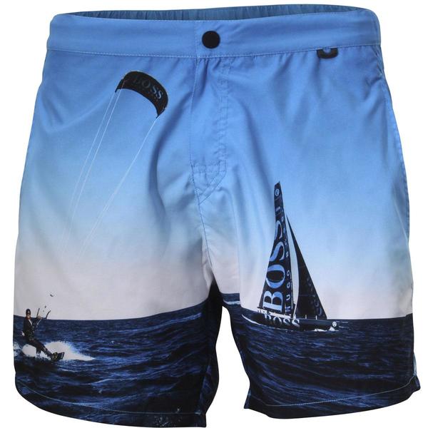 Hugo Boss Men's Blackfish Quick Dry Racing Trunks Shorts Swimwear ...