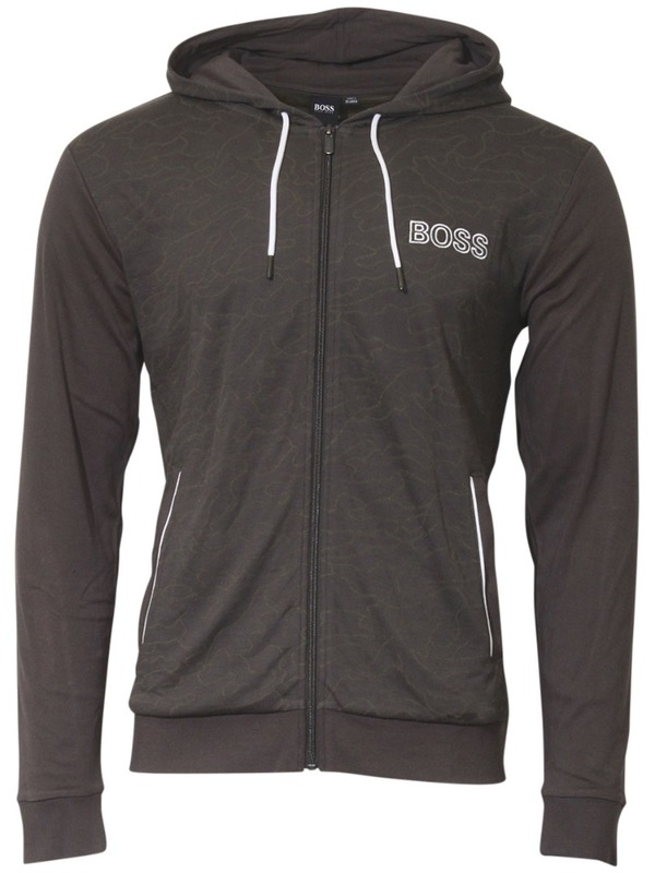 Hugo Boss Mens Contemp Jacket Zip Up Hoodie 4882