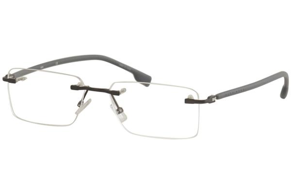 Hugo Boss 1011 Eyeglasses Men s Rimless Rectangle Shape JoyLot