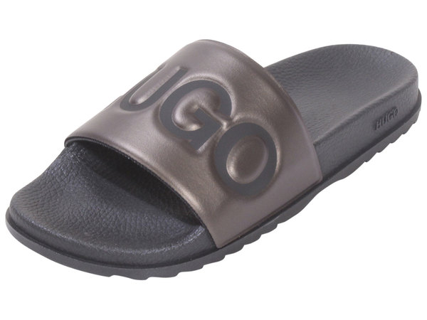 Hugo Boss Men's Solar Metallic Slides Sandals Shoes | JoyLot.com