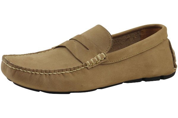 Island Surf Men's Penny Fashion Shoes Parchment PAR Loafer ST#11204PAR