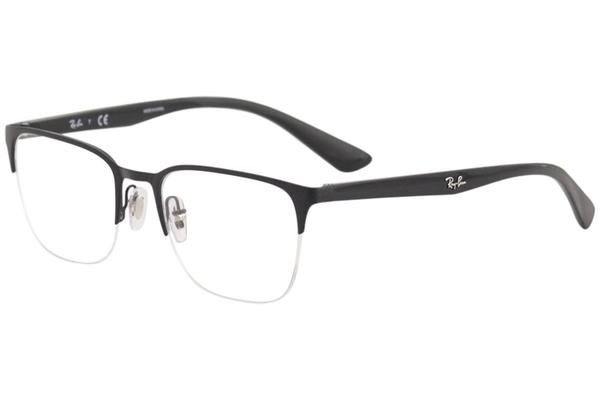 half rim ray ban eyeglasses