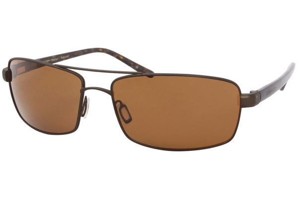  Serengeti Suglasses San Remo 7609 Dark Brown Polarized Shades 