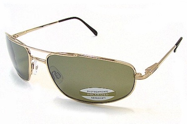  Serengeti Velocity 7289 Gold Polarized Photochromic Sunglasses 