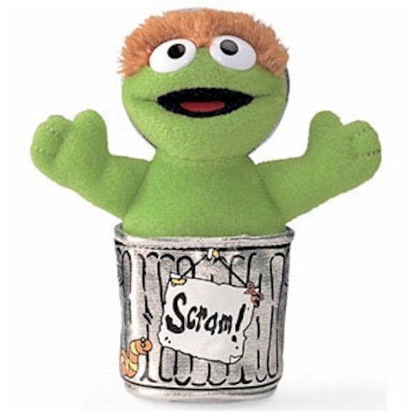  Sesame Street Oscar The Grouch 5 Inch Plush Toy 