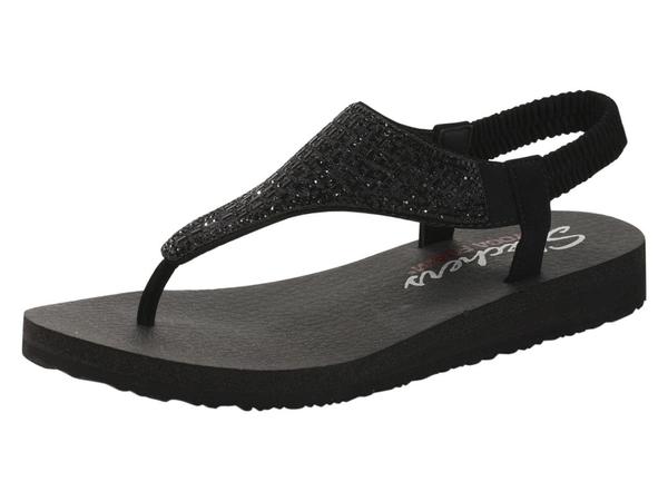 skechers yoga foam flip flops womens