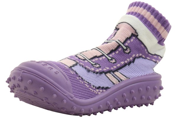 Skidders Girl's Skidproof Sneakers Cool Lilac Shoes XY4447