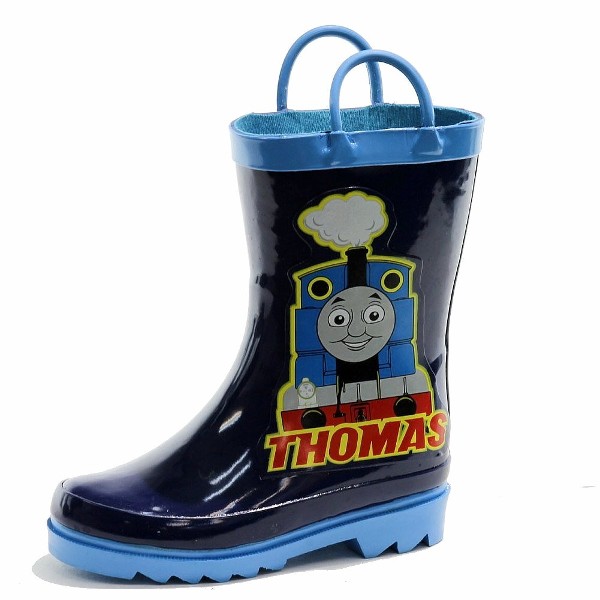  Thomas & Friends Boy's Fashion Rain Boots Navy/Blue Shoes 