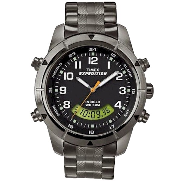  Timex Men's T498269J Expedition Metal Combo Black Analog/Digital Watch 