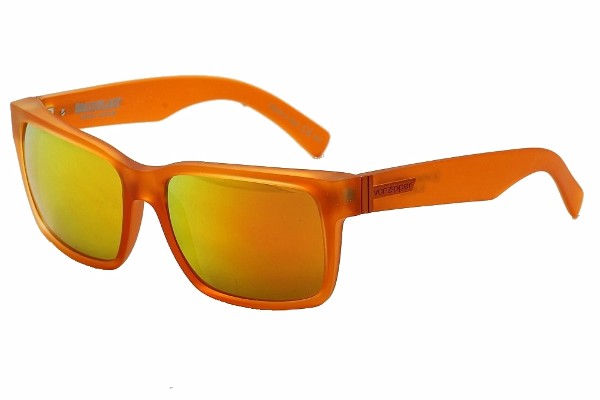  VonZipper Elmore Brain Blast Orange Von Zipper Rectangle Sunglasses 