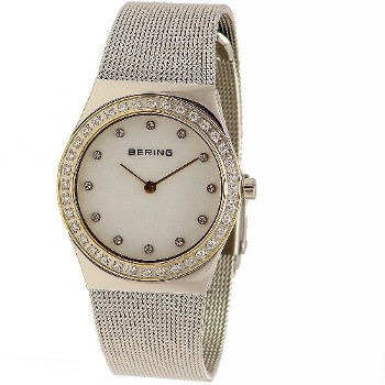 Bering Women's 12430-010 Classic Silver/Gold Analog Watch