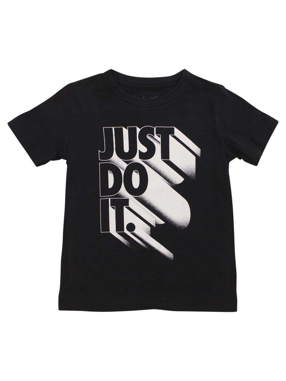 Nike Little Boy S Just Do It Again Short Sleeve Crew Neck Cotton T Shirt