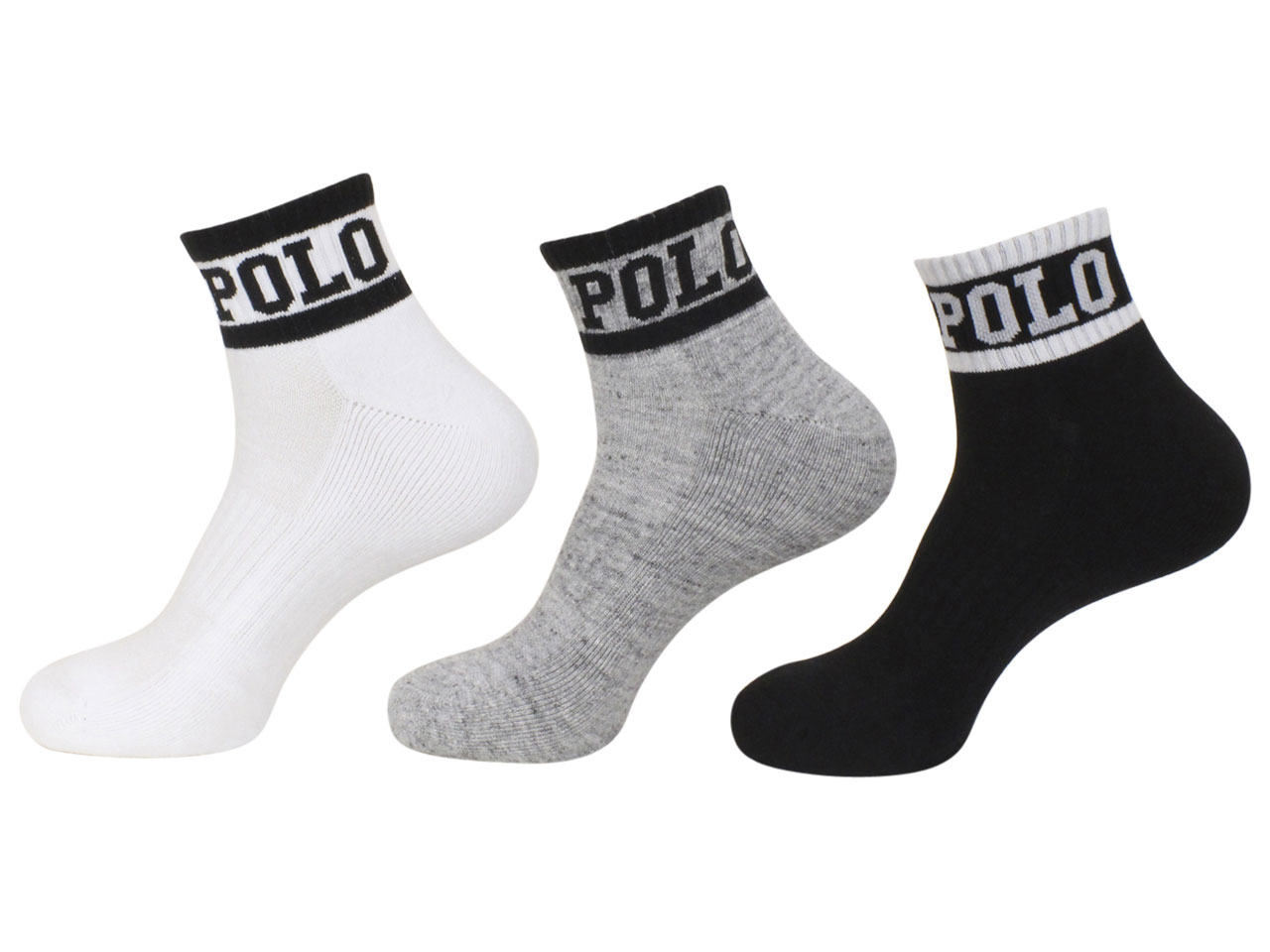 white polo socks