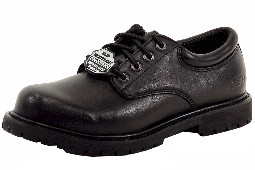 skechers for work men's 77041 plain shoe