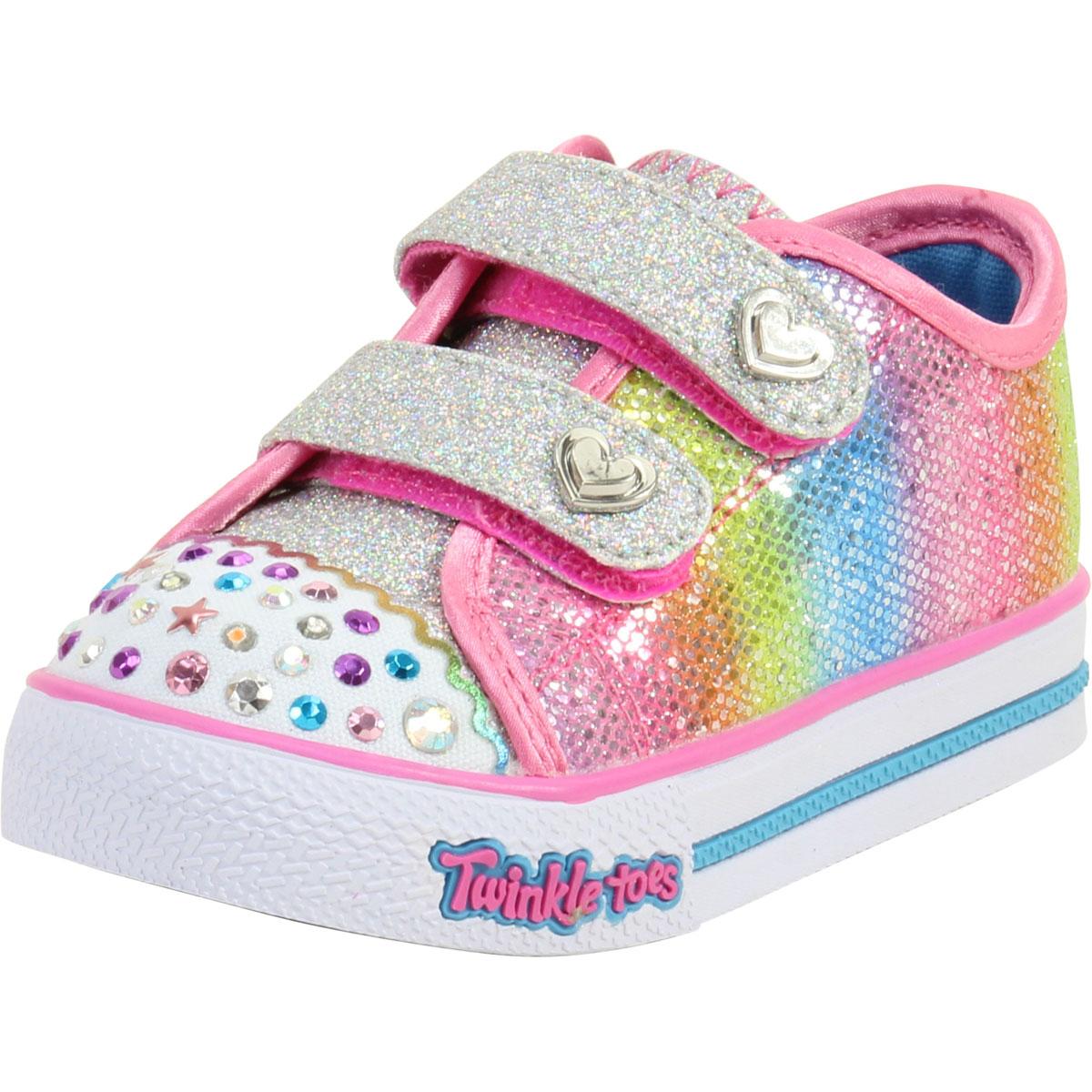 Glitter light clearance up shoes