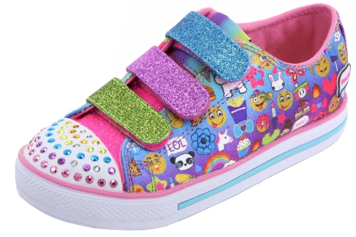 Skechers Twinkle Toes Chit Chat Simply Silly Light Up Sneakers Shoes Joylot Com