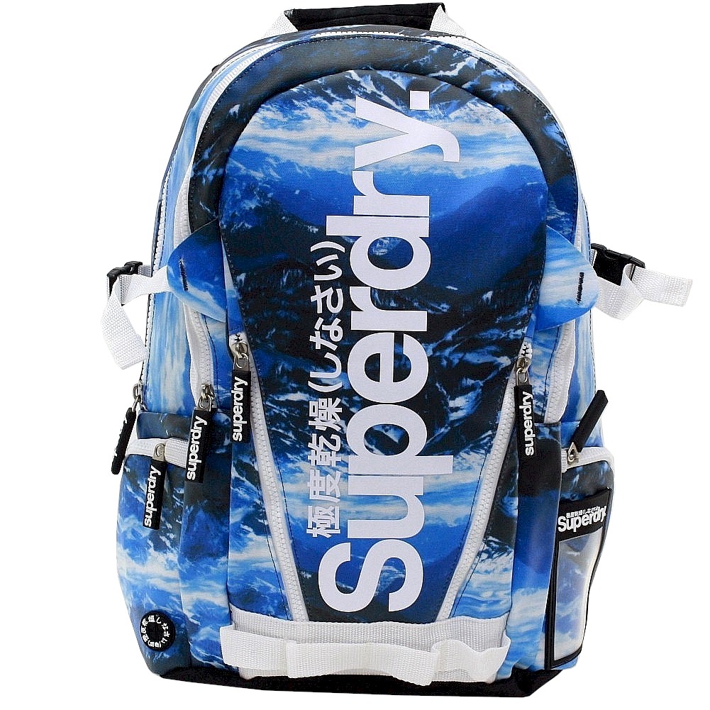 fee gracht converteerbaar Superdry Mountain Tarp Eclipse Navy Backpack Bag 18 Inch | JoyLot.com