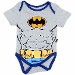 Batman Infant Boy's Creeper Uniform & Muscles Grey Bodysuit