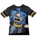 Batman Toddler Boy's Caped Crusader Short Sleeve Grey T-Shirt W/Cape