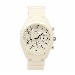 Caravelle New York 45L145 White Analog Chronograph Ceramic Watch