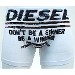 Diesel Men's Debyas White Boxer Brief Underwear