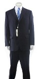 Gianfranco Ferrre Suit Men's 3-Button Navy Wool 2-Back Vent