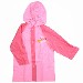 Hello Kitty Girl's Pink Rain Slicker Hooded Poncho