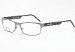 Hugo Boss Men's Eyeglasses 0313 PJL Titanium Ruthenium Blue Optical Frame 54mm