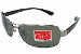 Ray Ban Men's RB3379 RB/3379 004/58 Gunmetal RayBan Polarized Sunglasses 64mm