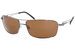 Serengeti Dante 7113 Sunglasses Shiny Gunmetal Polarized Shades