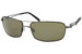 Serengeti Men's Dante 7115 Shiny Gunmetal/Black Polarized Sunglasses