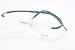 Silhouette Eyeglasses Spx Art 7690 6052 Teal Pinstripe Optical Frame