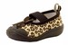 Skidders Infant Toddler Girl's Brown Leopard Print Canvas Mary Janes Shoes