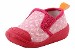 Skidders Infant Toddler Skidproof Pink Polka Dot Gripper Slippers Shoes