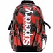 Superdry Mega Tarp Dark Orange Camo Backpack Bag 18 Inch