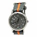 Timex T2N6499J Weekender Grey/Orange Stripe Analog Watch