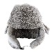 Woolrich Fur Lined White Winter Aviator Hat