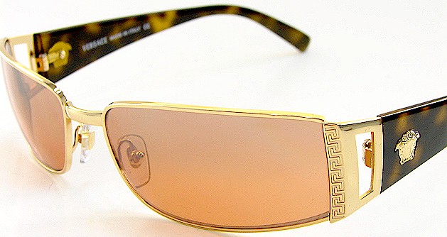 versace brown and gold sunglasses