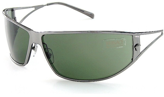 VERSACE 2040 Gunmetal 1001/71 SUNGLASSES